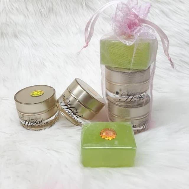 PAKET CREAM HERBAL SUPER GLOWING ORI HOLO M ( ORIGINAL )