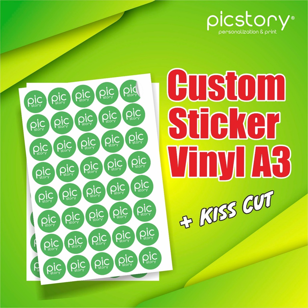 

Cetak Custom Stiker Vinyl Kiss Cut - Sticker Label Produk Makanan Botol Minuman Onlineshop