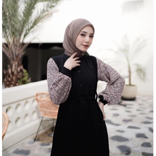 AZMA LONG DRESS - DRESS BRUKAT KONDANGAN WANITA REMAJA MUSLIM KEKINIAN - BAJU GAMIS HITAM WANITA TERBARU 2022 – GAMIS BRUKAT ANAK PEREMPUAN – DRESS KOREA – DRESS IMPORT – DRESS PESTA – DRESS BUSUI – DRES – PAKAIAN WANITA