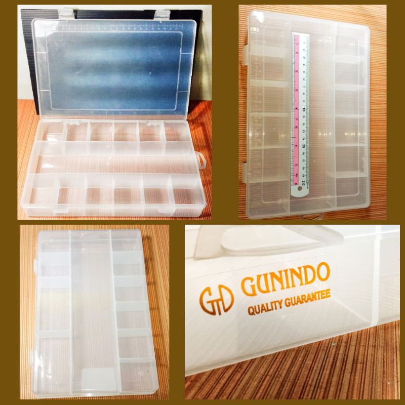 Kotak pancing & lure box gunindo 27cm