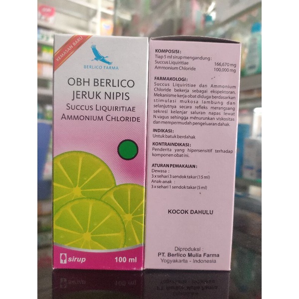 OBH BERLICO JERUK NIPIS 100 ML