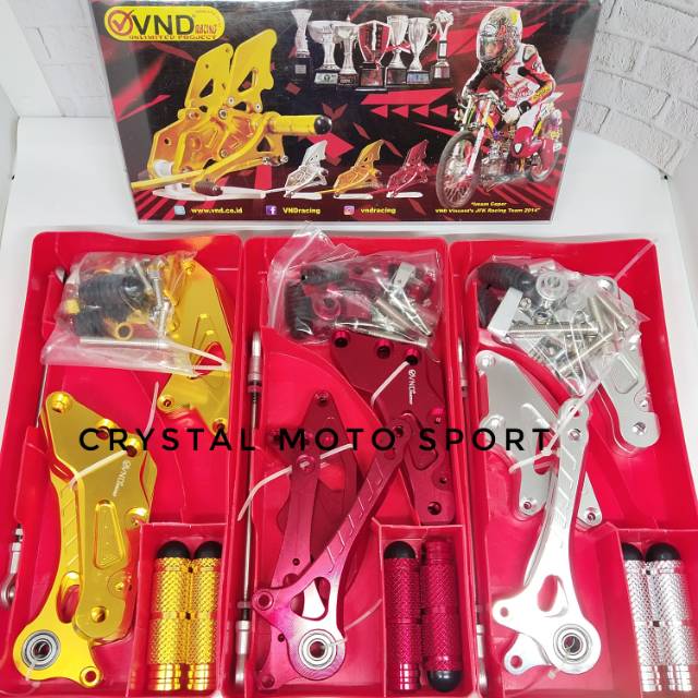 Underbone Satria Fu 150 new vnd footstep depan underbone Satria Fu 150 new underbone vnd satria Fu