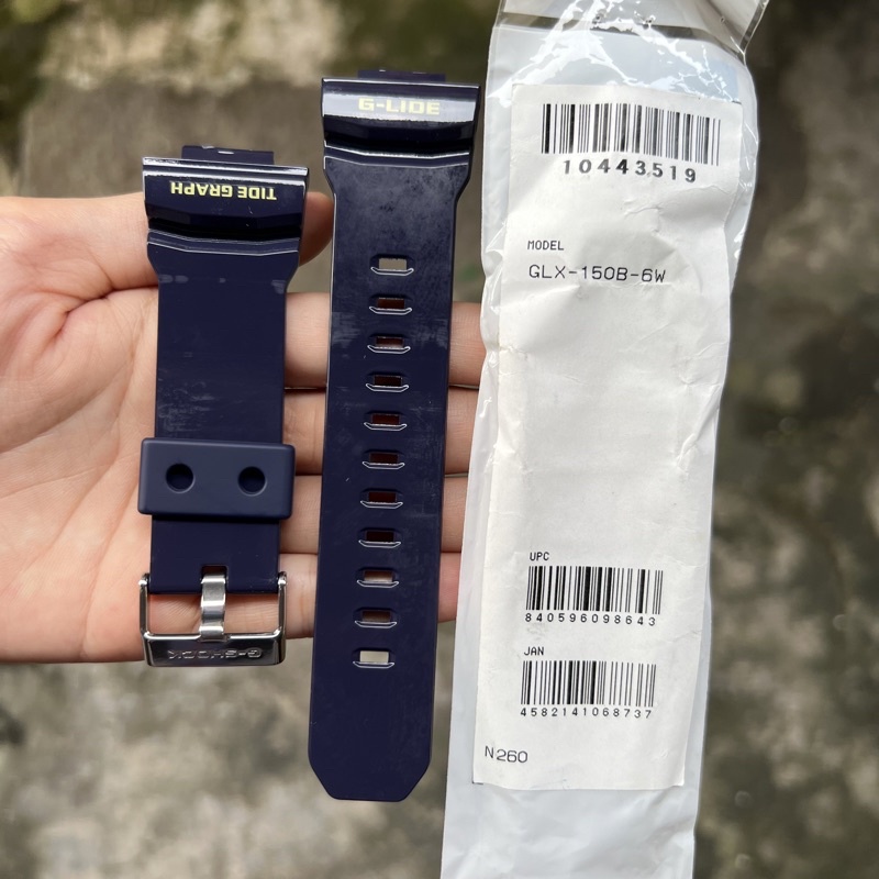 Strap tali jam tangan casio g-shock original GLX-150B 6W band GLX 150B