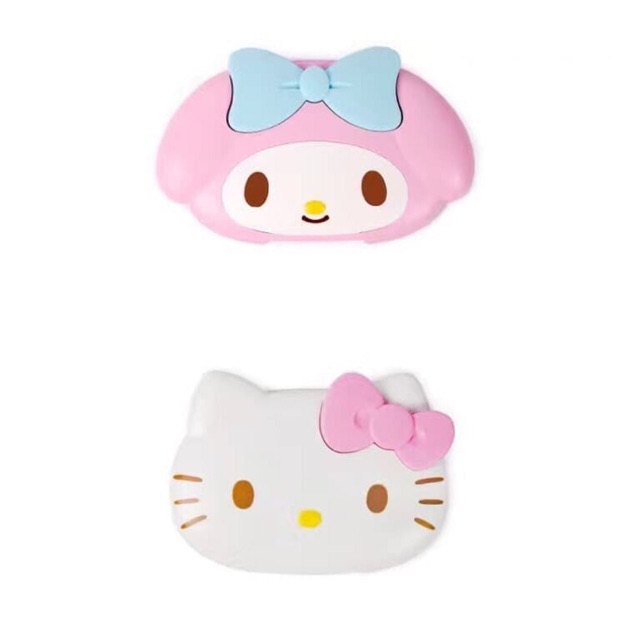 Penutup Tutup Tissue Tisu Basah Sanrio Hello Kitty Melody Gudetama Doraemon / Wet Tissue Cover Reusable