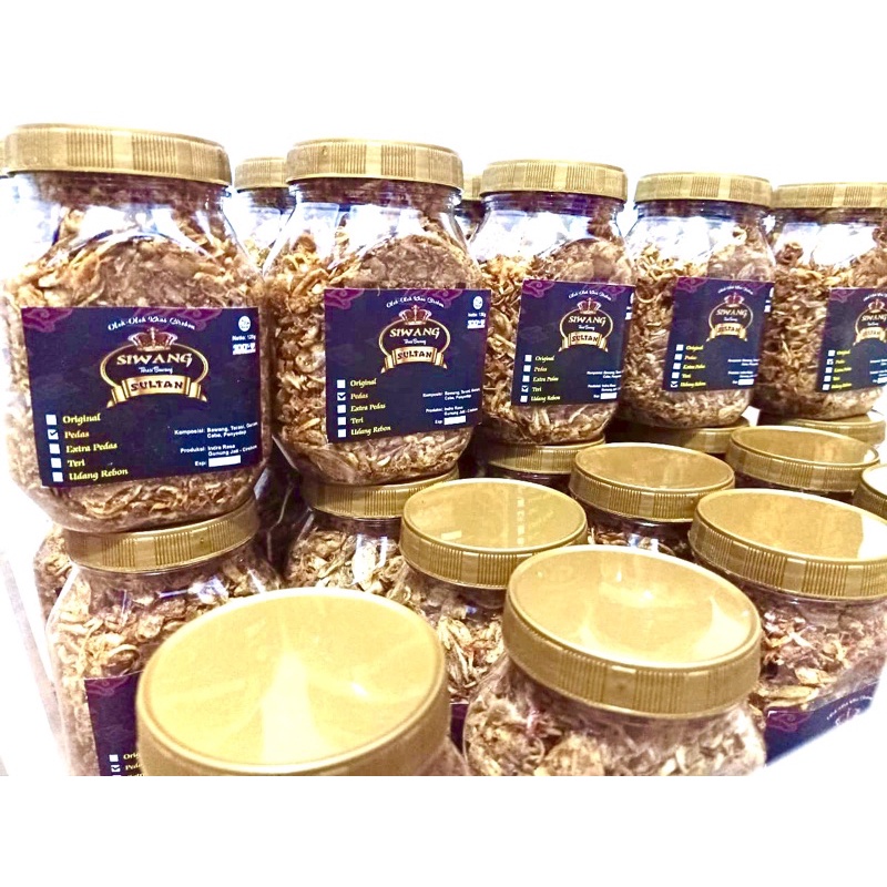 

SIWANG (TERASI BAWANG) Solusi lauk praktis anti repot anti ribet bisa buat persediaan di rumah, bekal perjalanan, bahkan sesuai untuk oleh-oleh