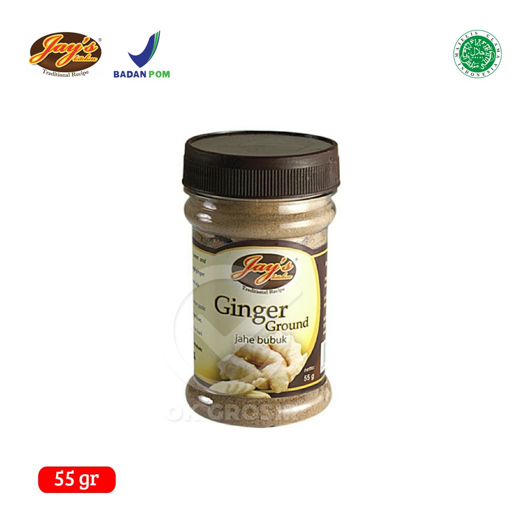 

Jay's Ginger Ground / Jahe Bubuk (55 gr)