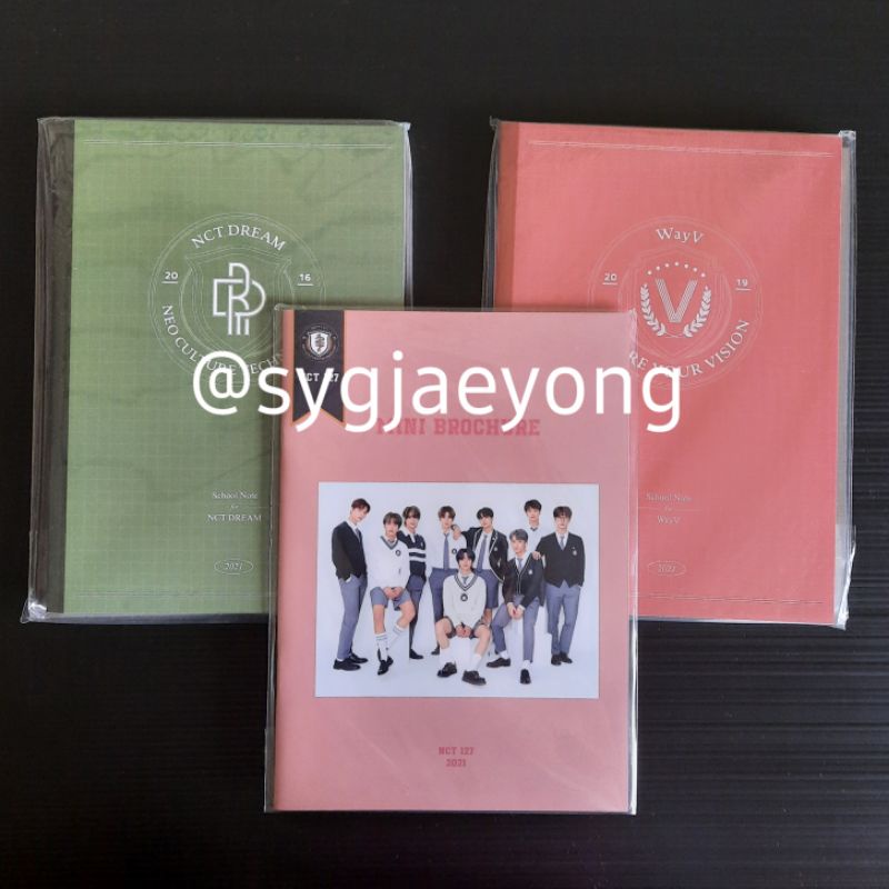 [CLEARANCE SALE] NCT 127 MINI BROCHURE, NCT DREAM dan WAYV NOTE BOOK NOTEBOOK Back to School B2S