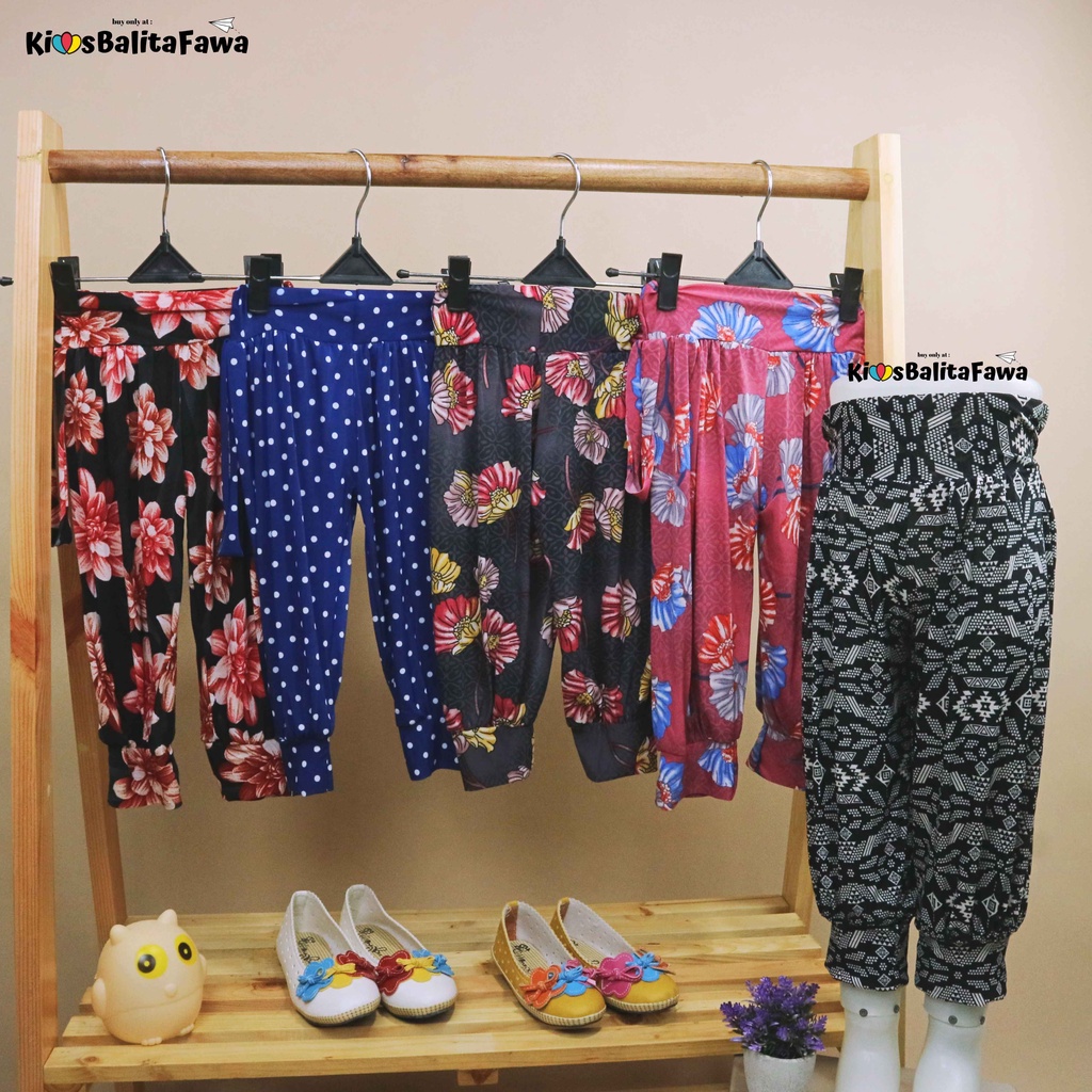 Aladin Carlissa Uk 2-3 Tahun / Celana Anak Perempuan Murah Pants Legging Panjang Pakaian Motif  Lucu