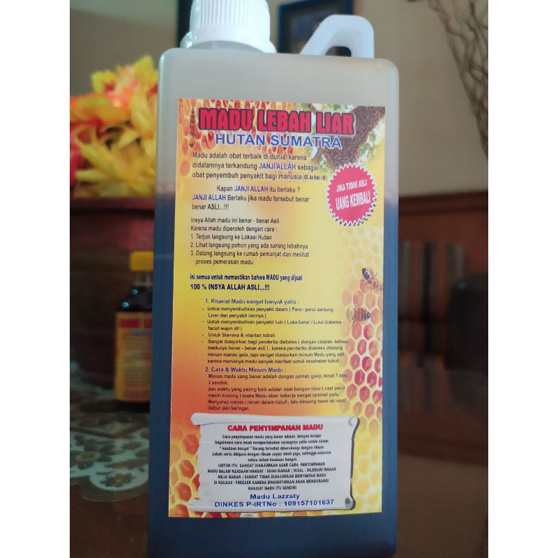 

Madu Hitam Lebah liar 1kg