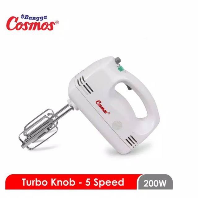 Cosmos Hand Mixer Tenaga Turbo 5 Speed CM1279