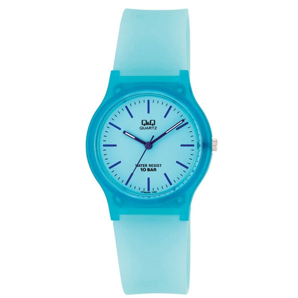 SALE 7.7 Jam Tangan Unisex Rubber Analog Original Q&amp;Q QnQ QQ VP46 Series