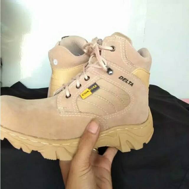 SEPATU BOOTS PRIA CORDURA HAIKING TECTICAL TERMURAH