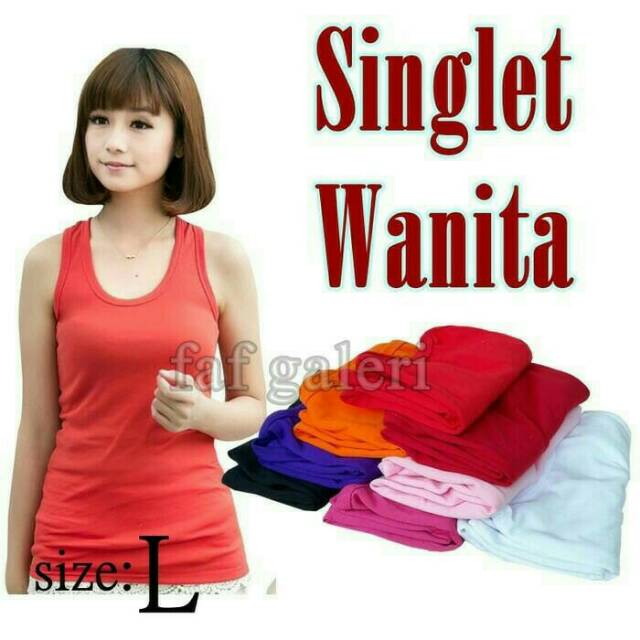 Singlet Pakaian Dalam Wanita Size L