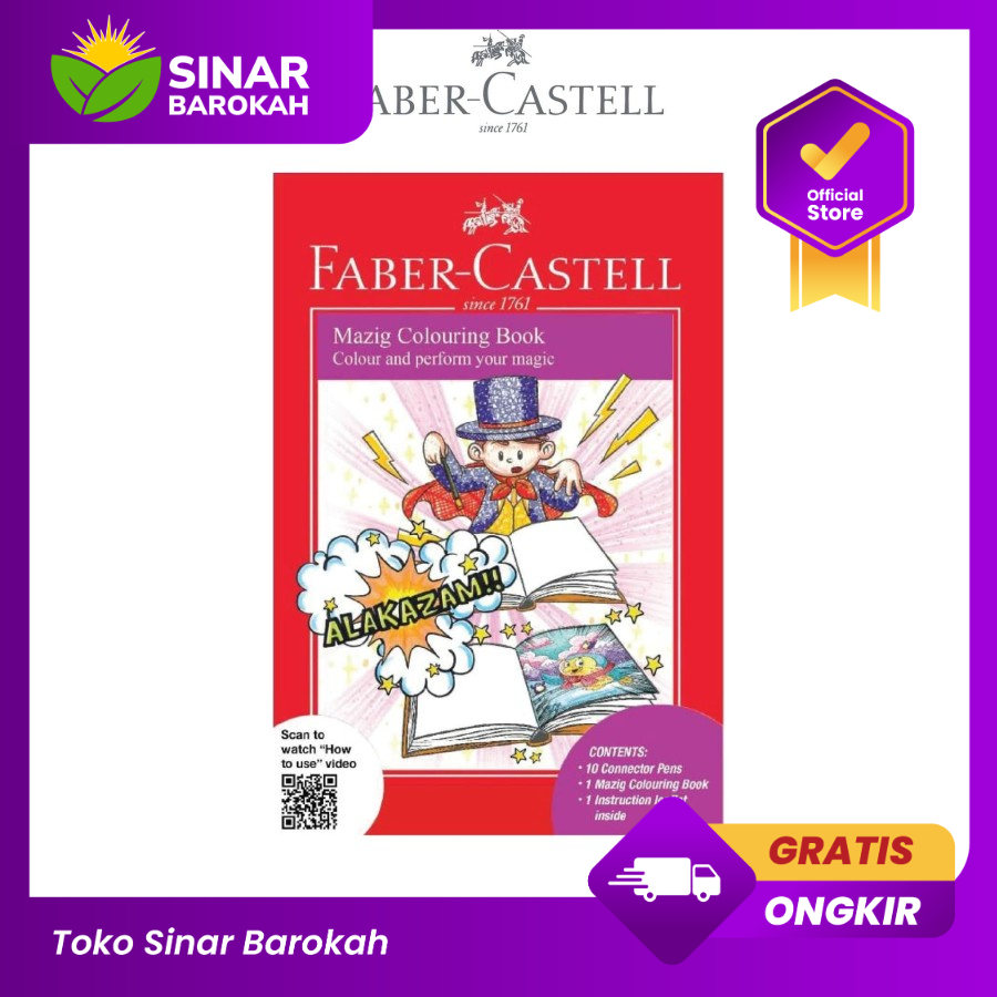 

Mazig Colouring Book Faber Castell 155526