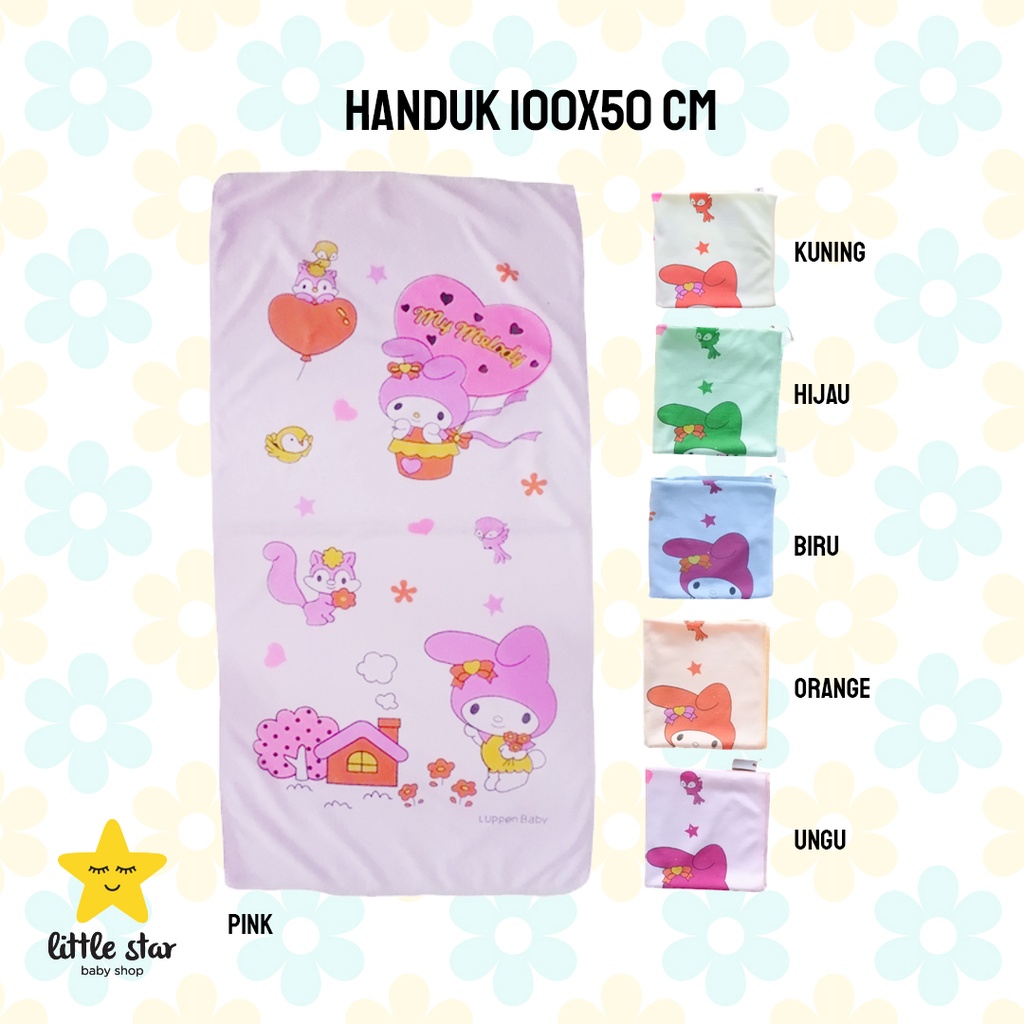 Hengrun Lili Towel Handuk Polos Anak Dewasa