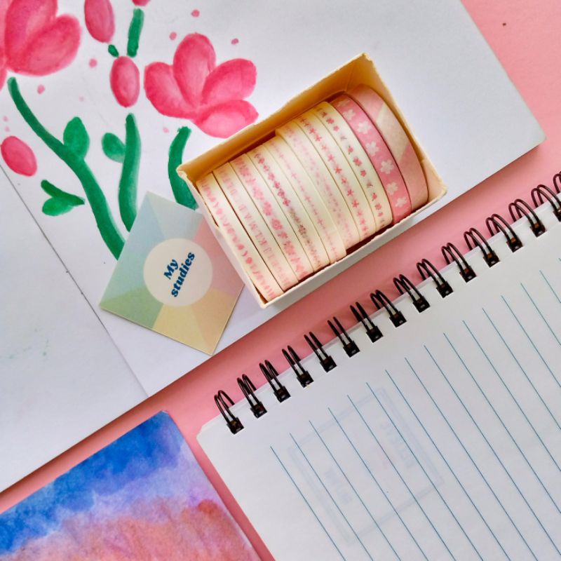 

SLIM WASHITAPE ECER PINK SERIES