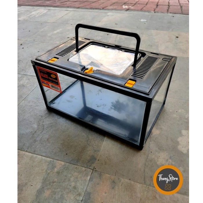 Kandang | Kandang Reptil Ular Gecko Kura Glass Pet Home Mini