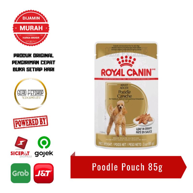 Royal Canin Poodle Pouch 85gr Wet Dog Food Makanan Basah Anjing Poodle