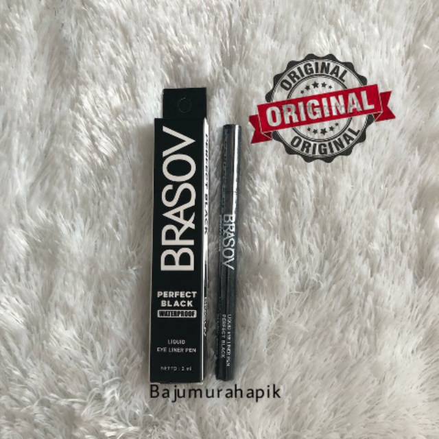 Brasov Perfect Black Waterproof Liquid Eyeliner