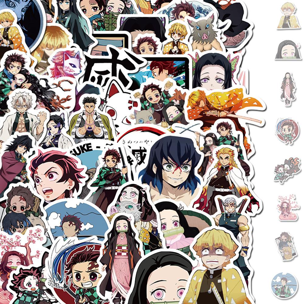 Agustina DIY Dekorasi Stiker Multi Digunakan Untuk Anak-Anak Dewasa Perlindungan Matahari Ada Pengulang Anime Jepang Decals