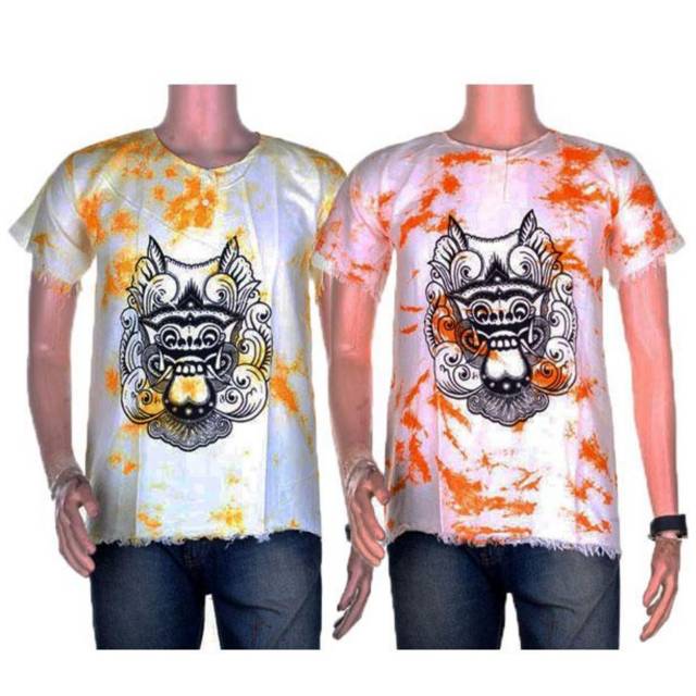 Baju Barong Kaos Pantai Motif Mega Kaos Barong Bali Grosir