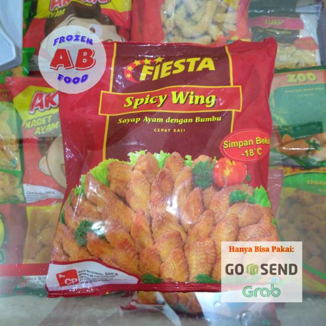 

Fiesta Spicy Wing 500 gram Fiesta SpicyWing 500 gr Fiesta Chicken Wing 500gr Sayap Ayam Fiesta Wing