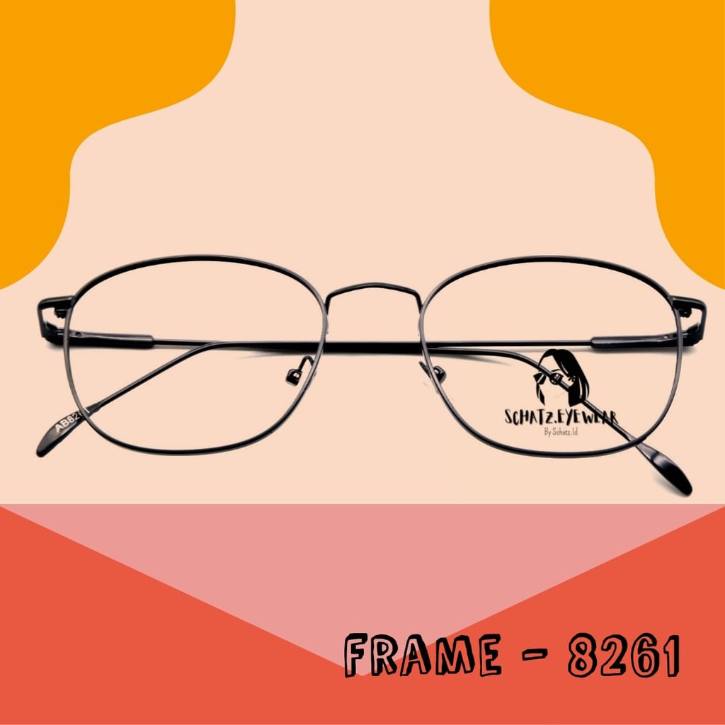 Frame Kacamata 8261 Kacamata Bulat