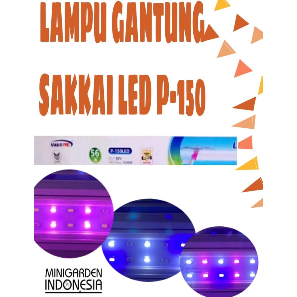 SAKKAI PRO P-150LED 56W LED LAMP AQUASCAPE &amp; ARWANA LAMPU LED AQUARIUM