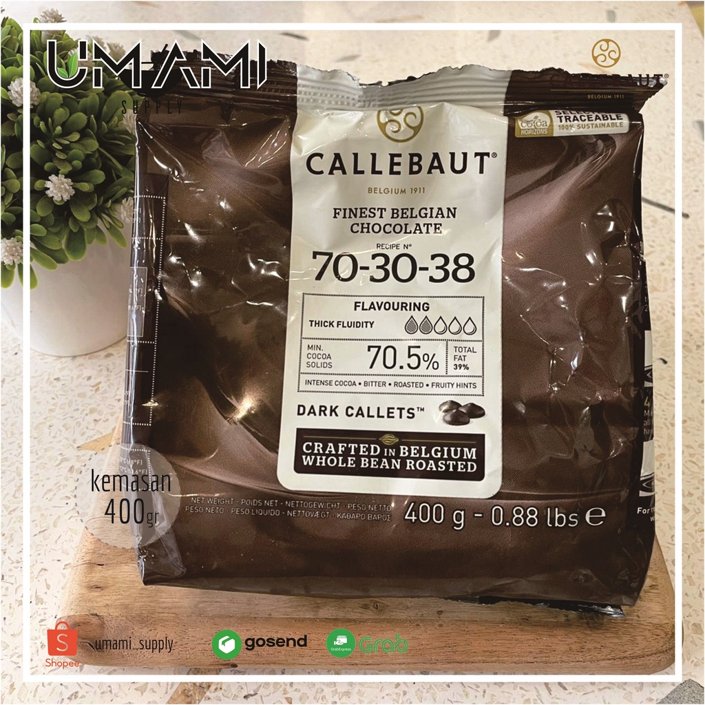 

Callebaut 70-30-38 - Dark Chocolate 70.5% - 400gr