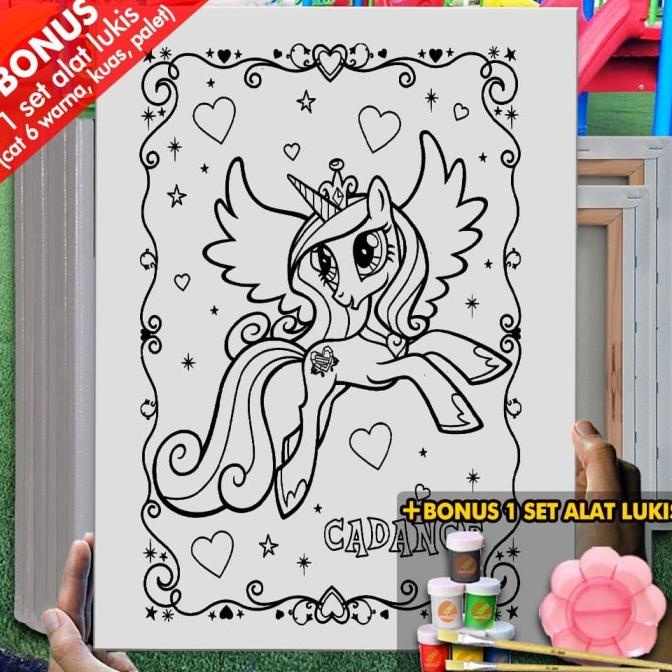 

Kanvas Lukis Anak My Little Pony 30x40 cm MEL1101