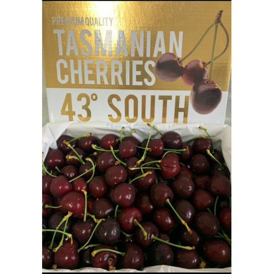 

Cherry red Tasmanian 43 derajat size 30-32class 1 | 2 kg | box