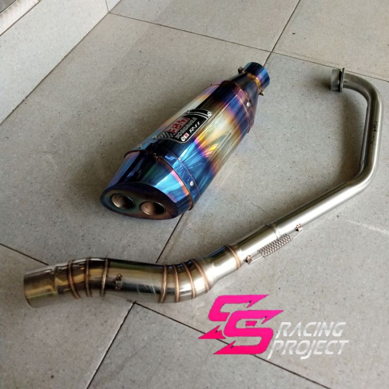 KNALPOT RACING yoshimura R-11 blue fullsystem