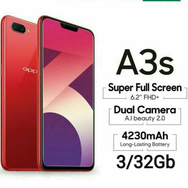 OPPO A3S RAM 3/32 GB GARANSI RESMI OPPO | Shopee Indonesia