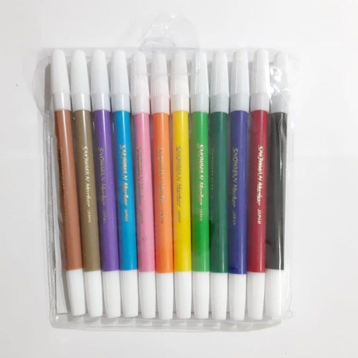 

Hot Sale Spidol Snowman 12 Warna Terbatas