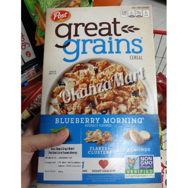 

Post Great Grains Cereal Blueberry Morning 382gr