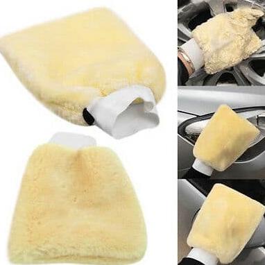 Kain Lap Sarung Tangan Finishing Polish Mobil Motor Wool Microfiber ibag57 Kualitas Baik