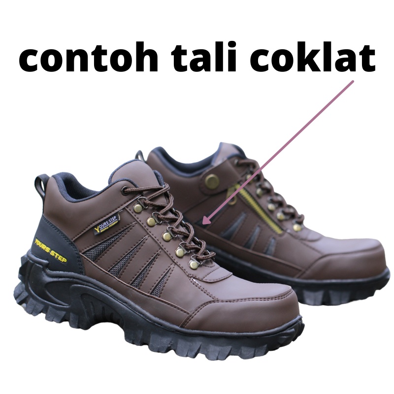 Yoursstep - Tali Sepatu Bulat Polos Warna Coklat Panjang 120 Cm