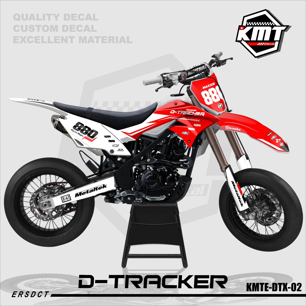 Jual Decal Dtracker Supermoto Full Body Decal Klx Dtracker Full Body Dekal Dtracker