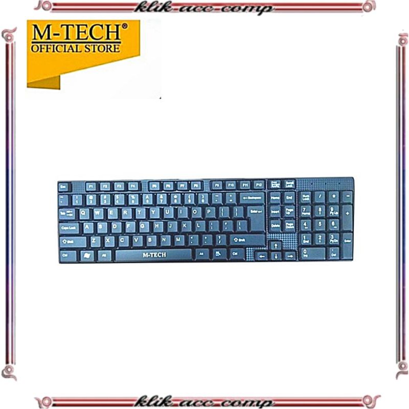 Keyboard usb m tech stk 01 / keyboard pc / keyboard usb kabel