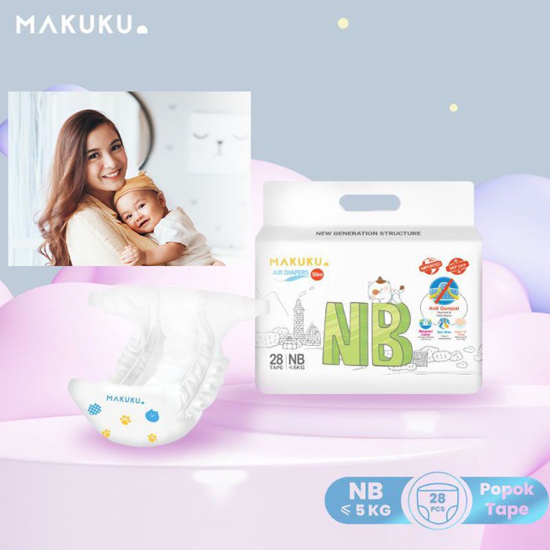MAKUKU AIR DIAPERS NEW BORN SLIM / COMFORT