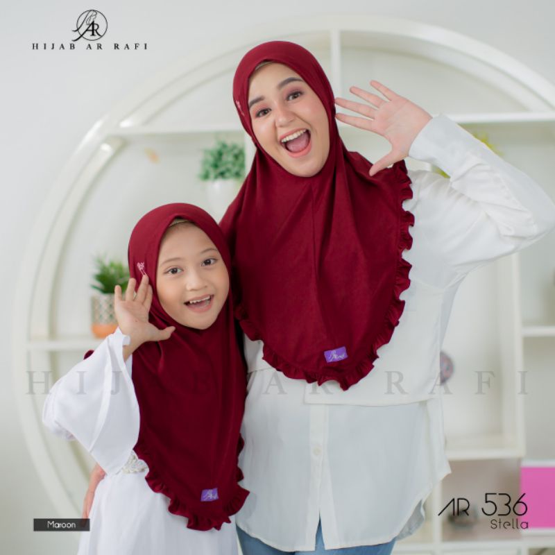 HIJAB COUPLE/KIDS AND MOM/HIJAB ARRAFI/TERBARU/TERLARIS/BERGO