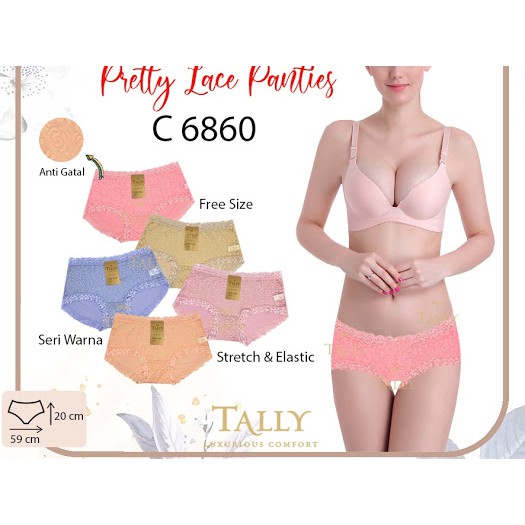 Celana Dalam Tally Brokat (CD 6860)