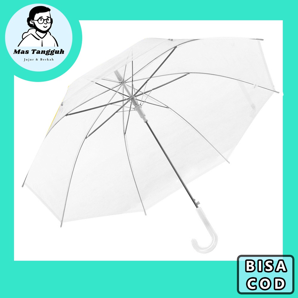 Payung Transparan Korea untuk foto prewed prewedding acara souvenir