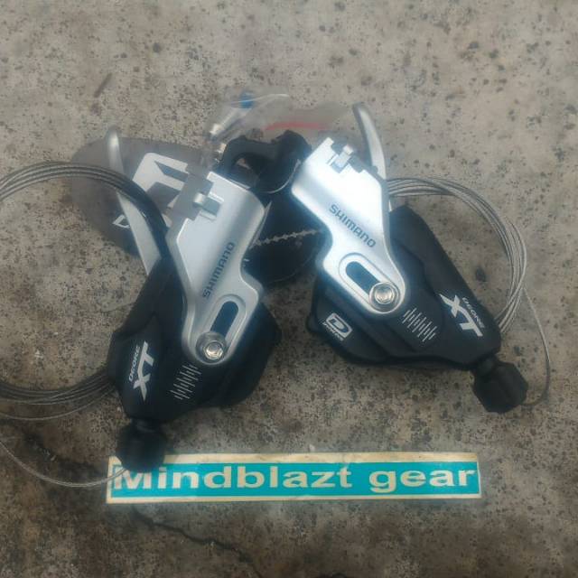 shifter shimano deore XT M780 i spec 10 speed baru