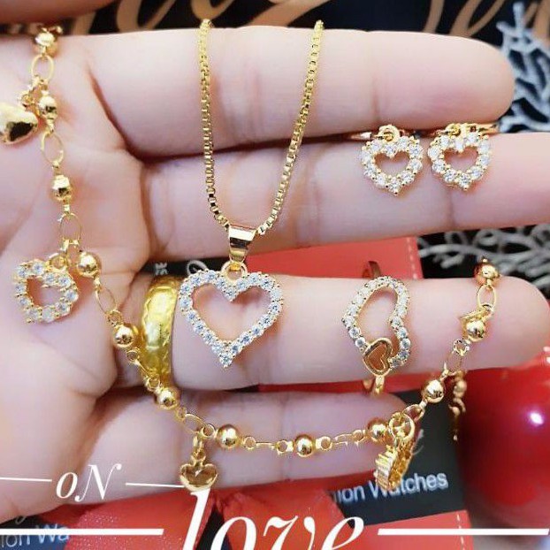 Xuping set perhiasan lapis emas 24k 1922m