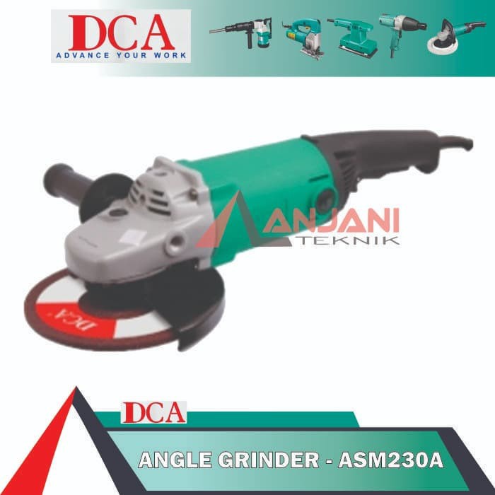Dca Asm 230 A Mesin Gerinda 9inch Angle Grinder 9 Inch Asm230a Shopee Indonesia