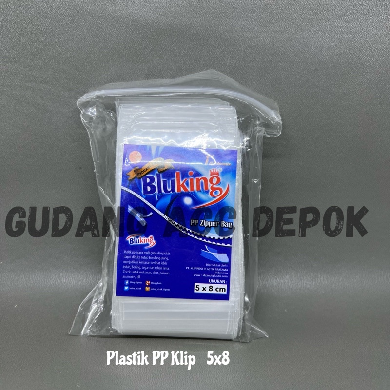 Plastik Klip PP Bening5x8Cm / Plastik Klip PE 5x8 CM