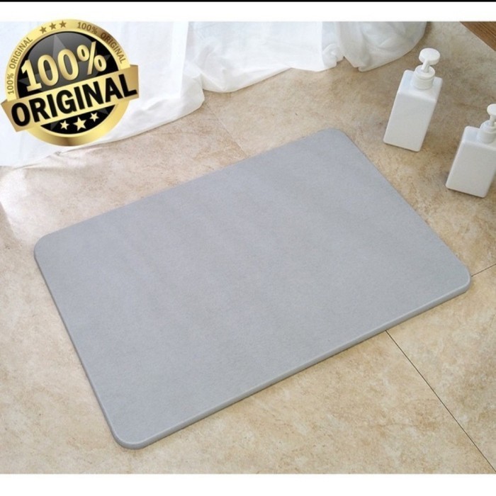 keset kaki kamar mandi wc toilet Anti Slip licin Diatomite Bath Mat Loxus Dry stone