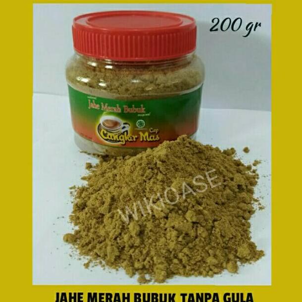 

JAHE MERAH BUBUK ORIGINAL TANPA GULA CAP CANGKIR MAS