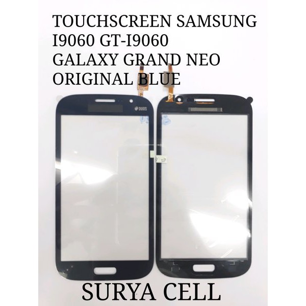TOUCHSCREEN SAMSUNG I9060 GT-I9060 GALAXY GRAND NEO ORIGINAL BLUE  ORIGINAL